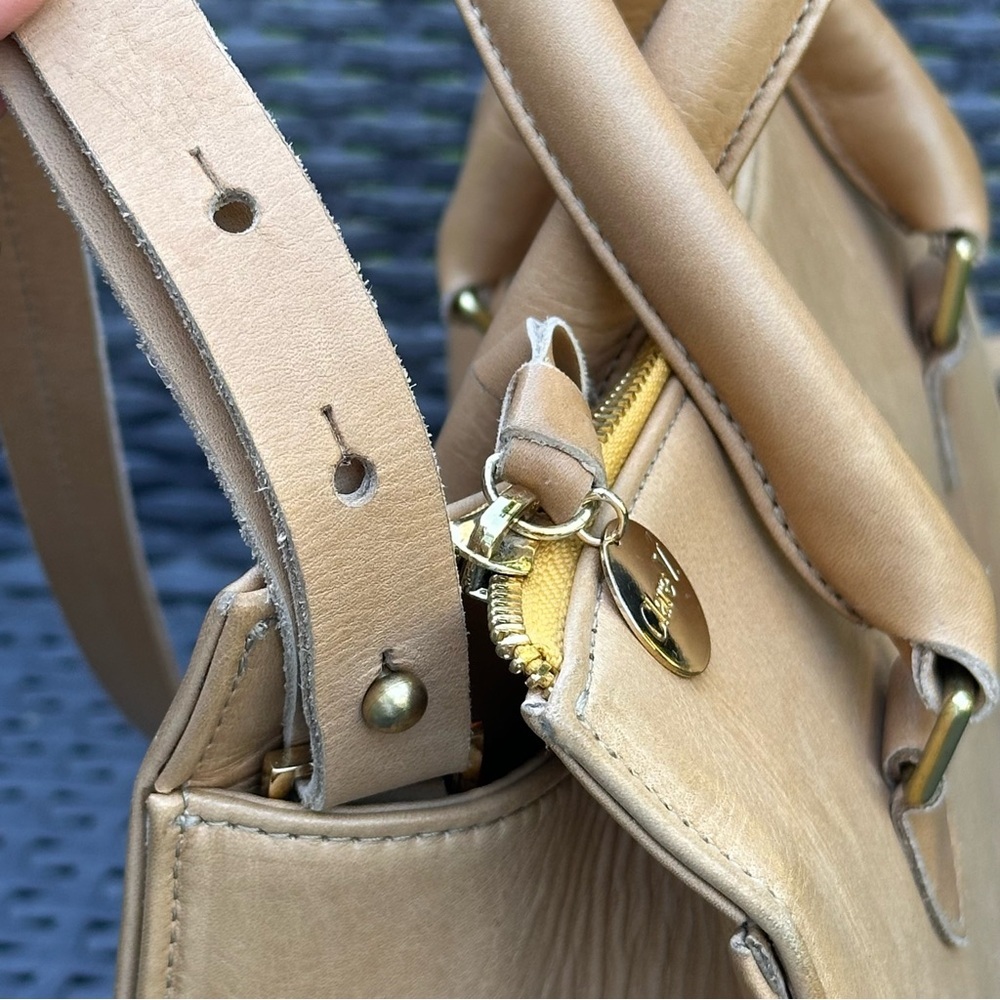 Clare V Tan Satchel Bag - Picture 3 of 16